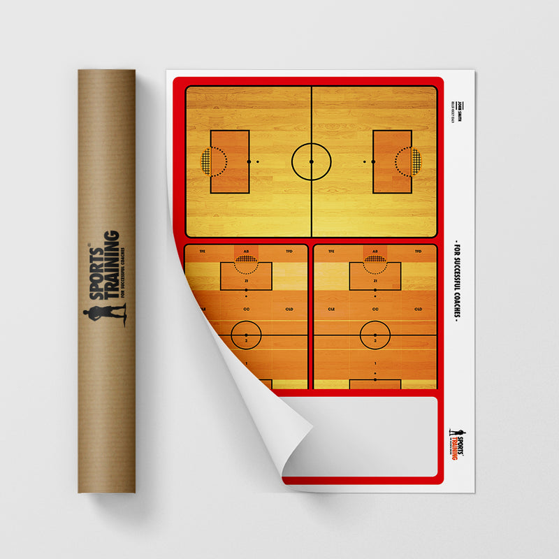 Sticker Board Rink Hockey — Tactical boards for sport coaches — SportsTraining